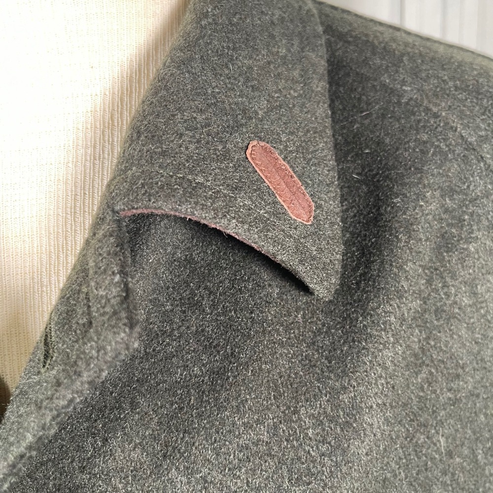 Schneiders Salzburg "Michael" Wool‎ Alpaca Jacket•Leather Trim•Loden Green•US 42 - Picture 9 of 15